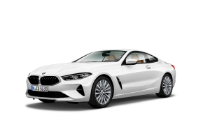Alpine White BMW 8 Series Coupé