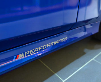 M Performance Decal on Side Skirt
