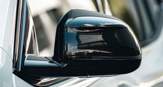 BMW Exterior Mirror Caps, High-Gloss Black